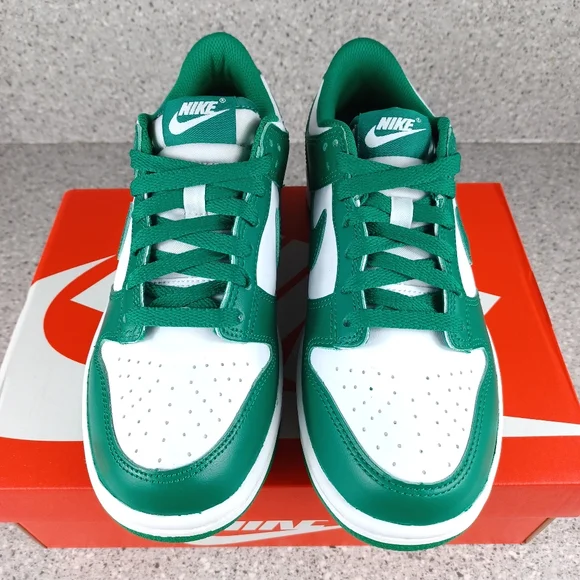 Nike Dunk Low White Malachite Sneakers - Picture 3 of 10
